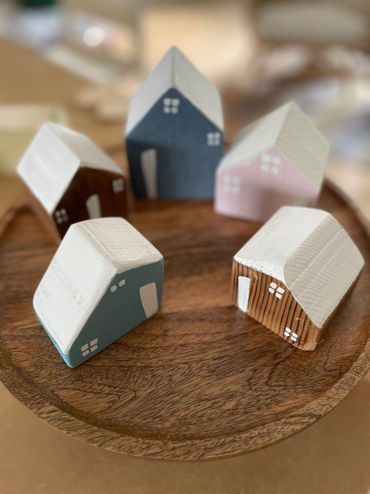 Paint Your Own Winter Scandi Houses