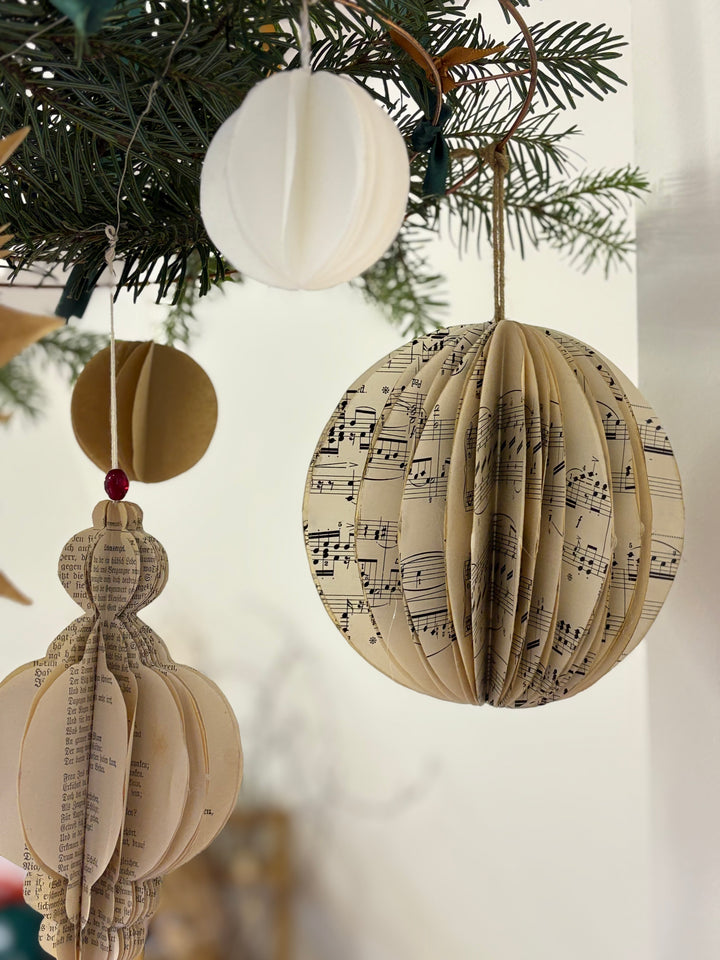Make Festive Paper Baubles & Stars
