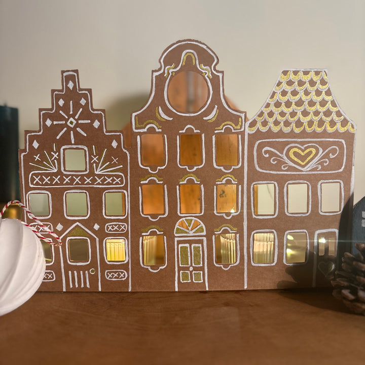 Create a Gingerbread House Scene