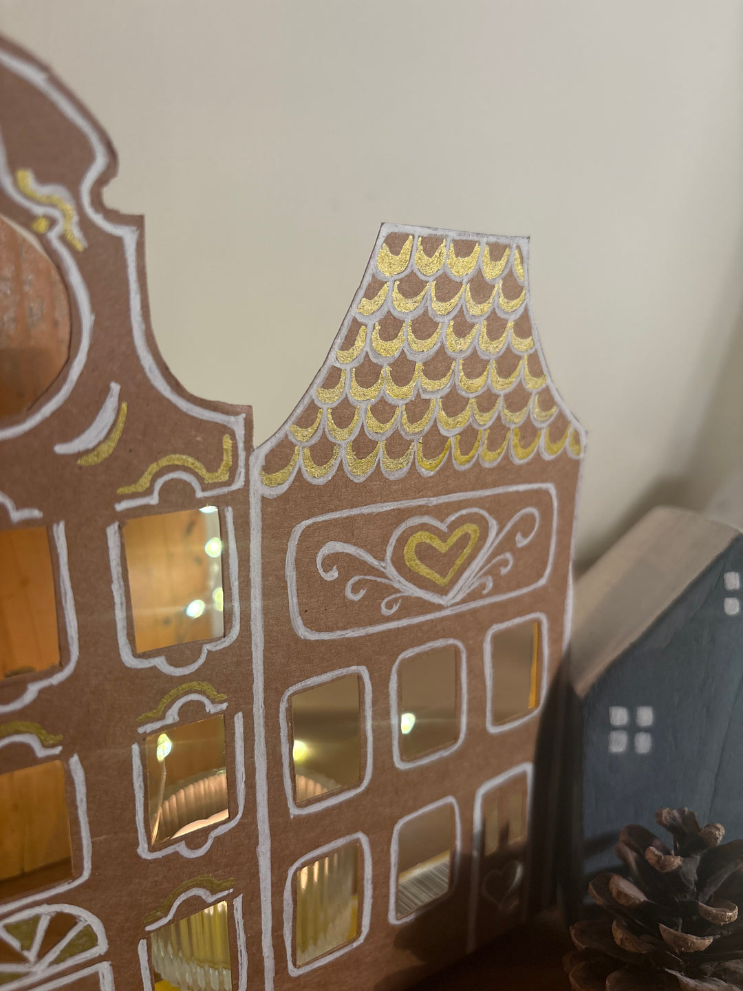 Create a Gingerbread House Scene