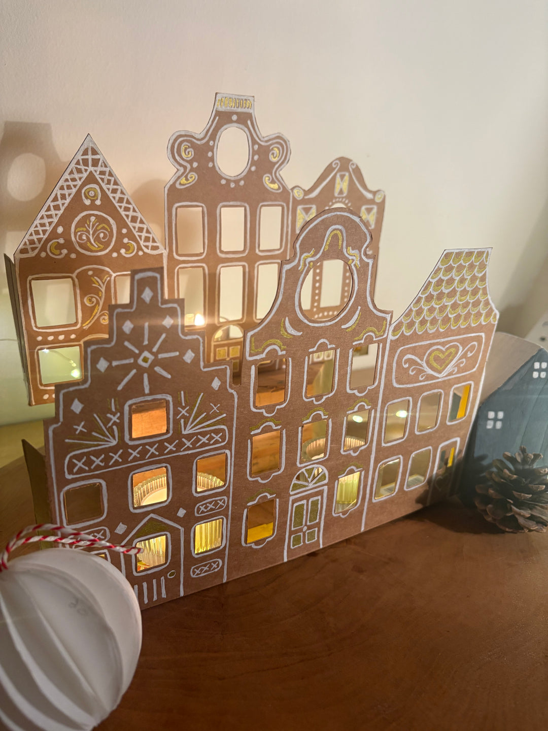 Create a Gingerbread House Scene