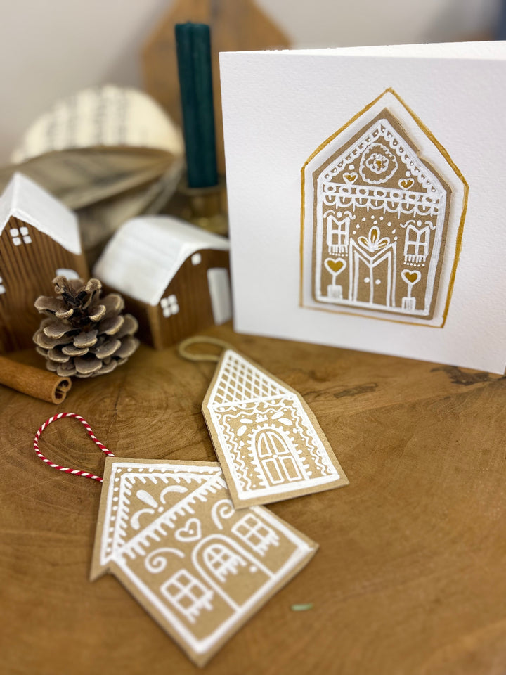 Create a Gingerbread House Scene