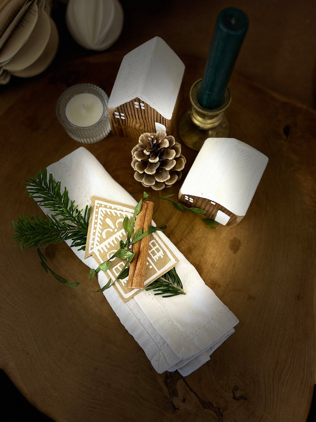 Create a Gingerbread House Scene