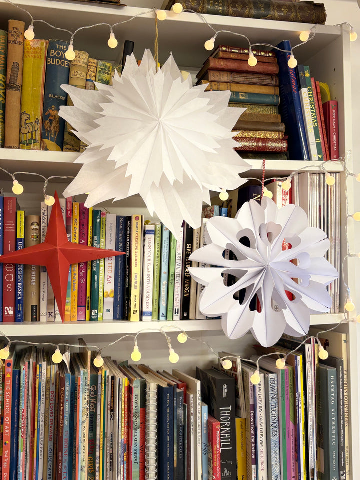 Make Festive Paper Baubles & Stars