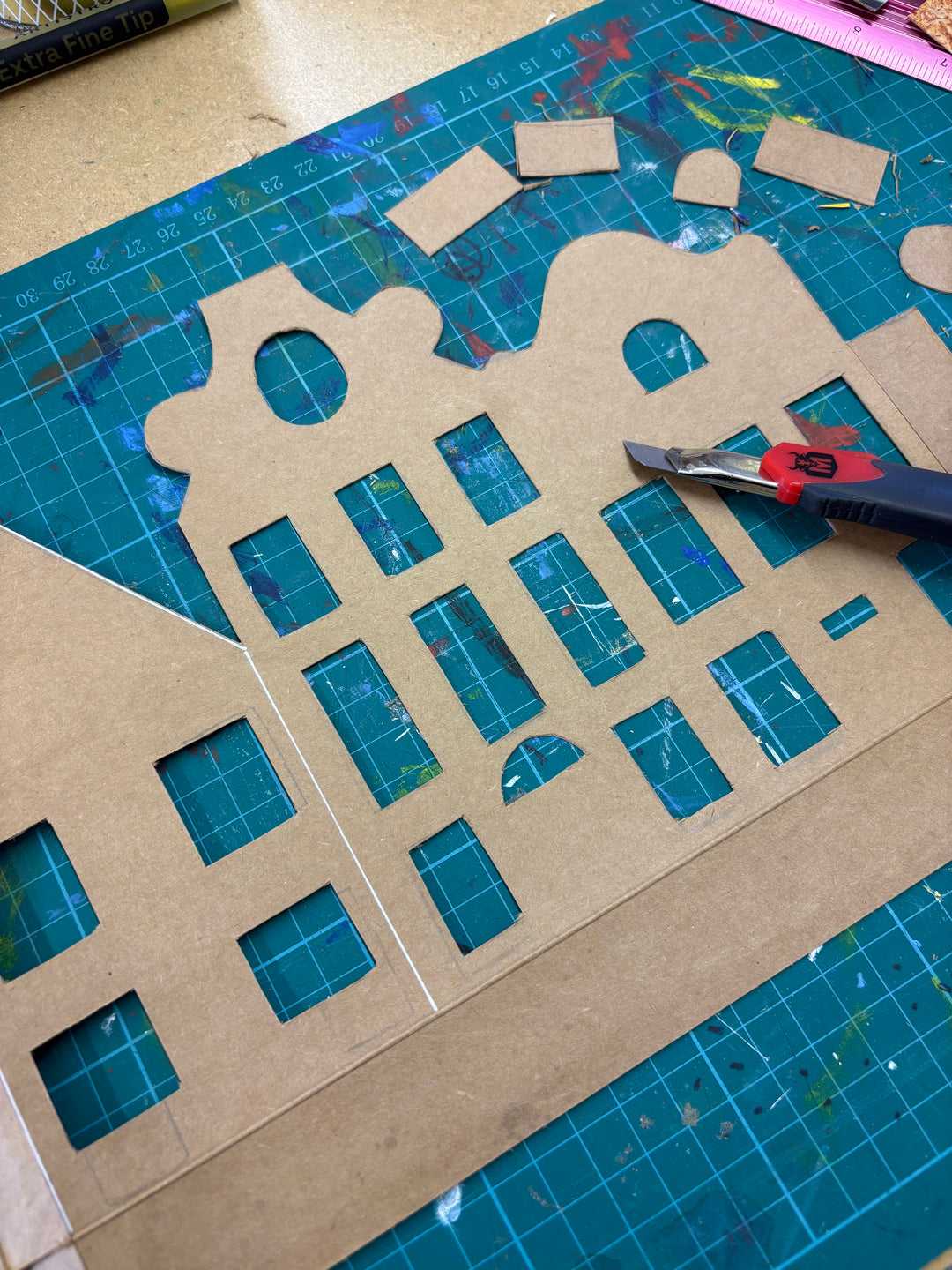 Create a Gingerbread House Scene